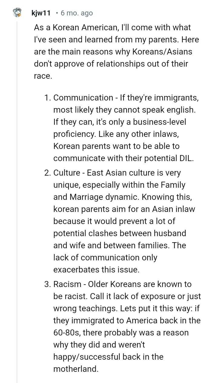 From a Korean American