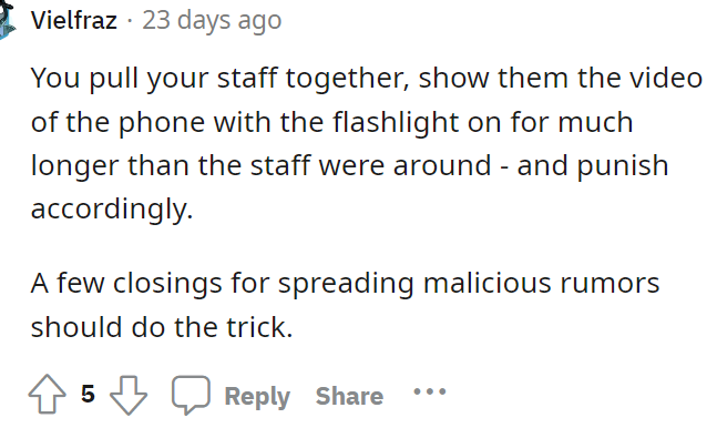 This might be the right move to clear their name and ensure that employees know that things were handled properly.