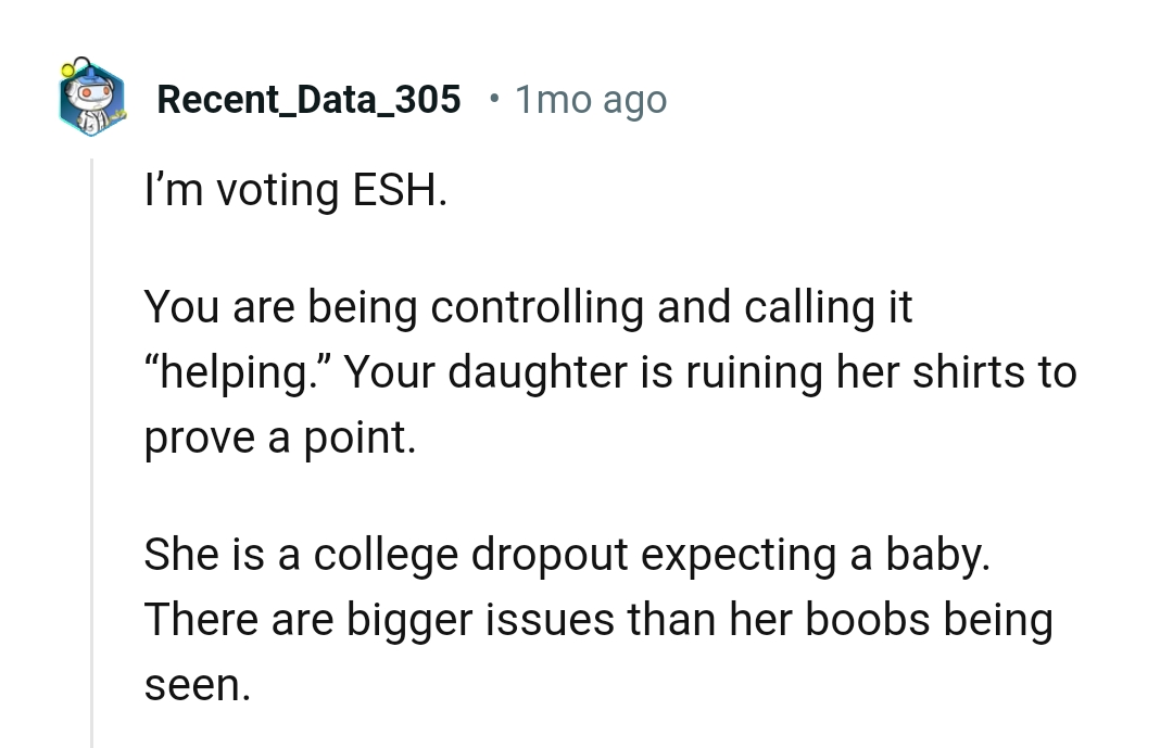 She's a college dropout