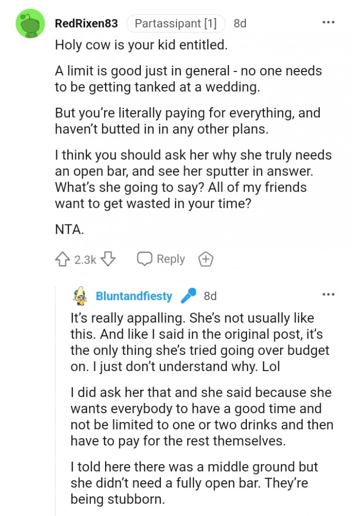 You are literally paying for everything