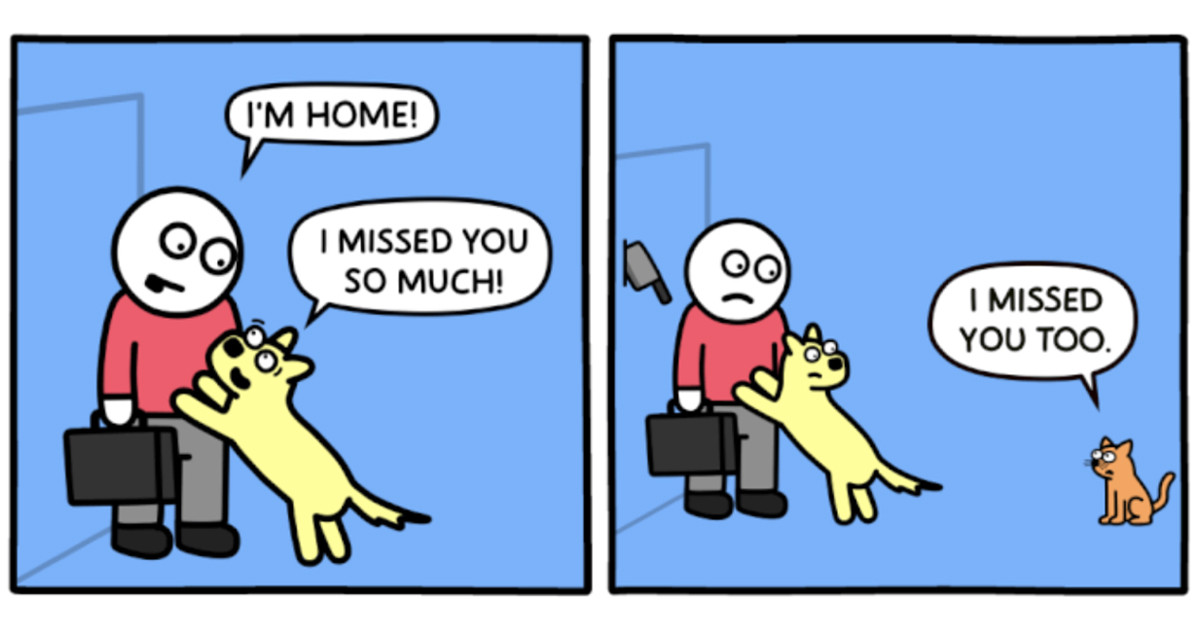 20 Comics With Beautiful Brushwork And Unforeseen Twists That'll Make You Laugh, As Shared By An Artist Online