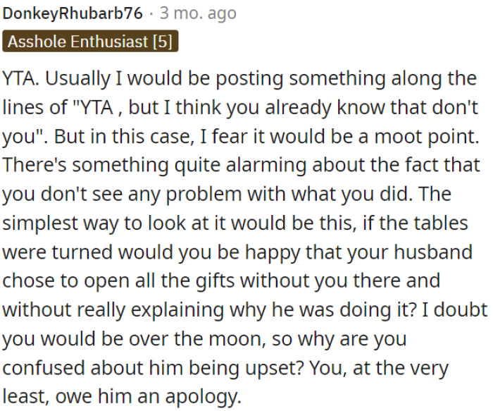 OP's actions are concerning, and it's alarming that she doesn't see the issue here