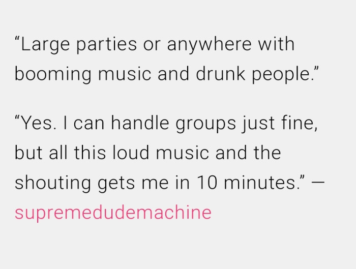 16. Large parties and introverts don’t mix