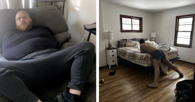 Women Are Sharing The Funniest Photos Of Men At Home