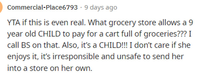 Many people thought maybe this wasn't real because of the outrageous situation they were describing, but who knows if it's real or not.