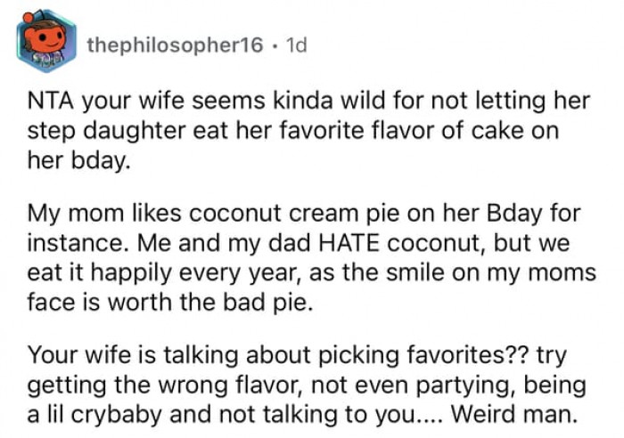 OP Should Reconsider His Future with This Woman