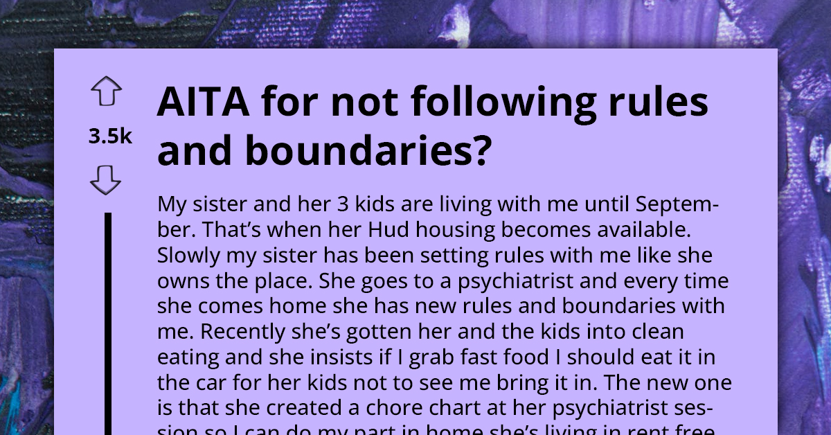 Woman Lets Sister and Her 3 Kids Live With Her, Ends Up Following Sister's Rules and Being a Servant