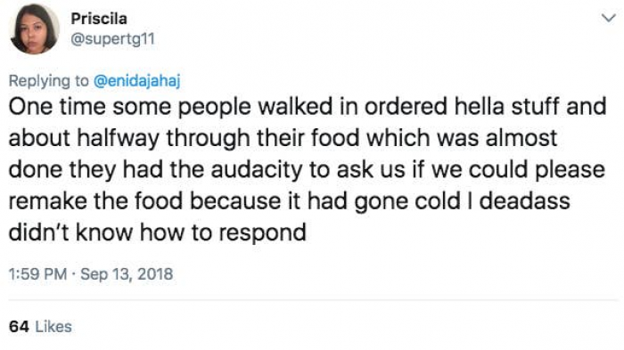 10. Please, remake the food...