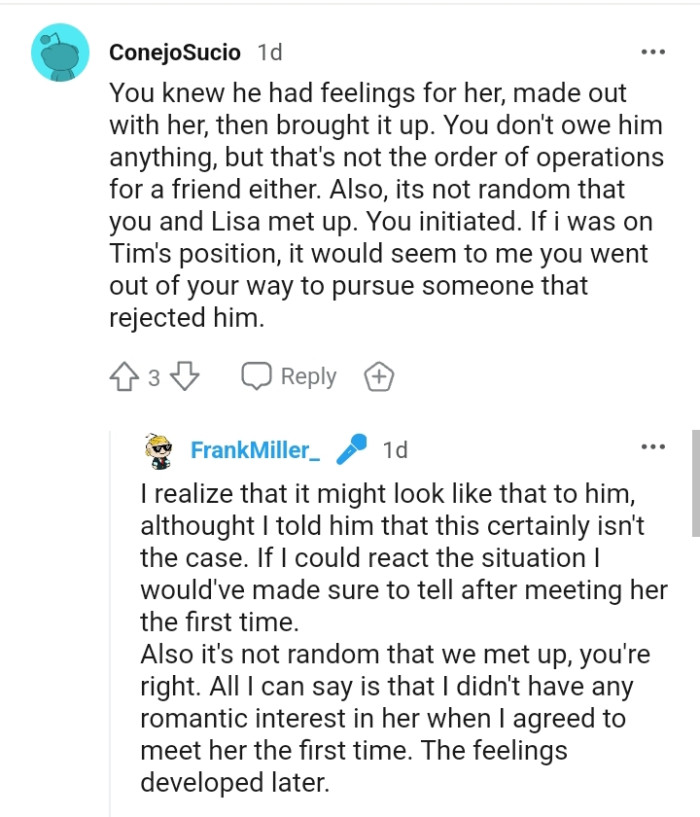 It's time to take a stroll through the comments and find out what advice Redditors have for the OP.