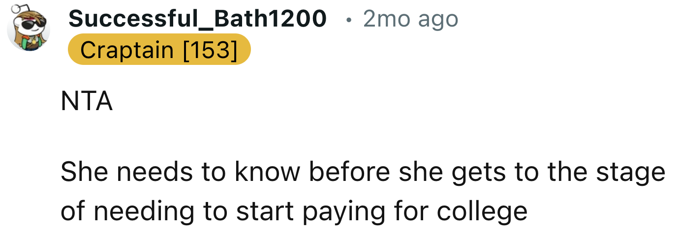 Sharing the Hard Truth