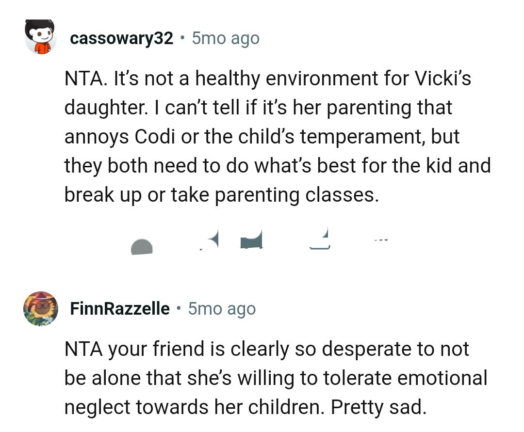 They both need to do what's best for the kid