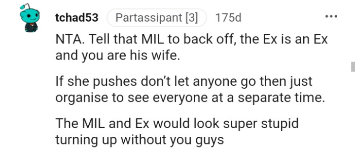 Organizing to see everyone separate