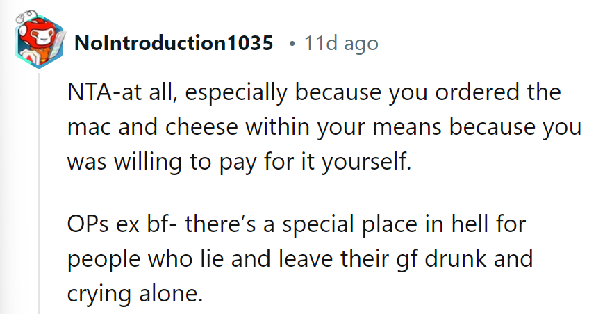 Looks like he's booked a spot down there with that move.