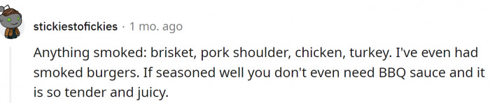 11. Smoked things...