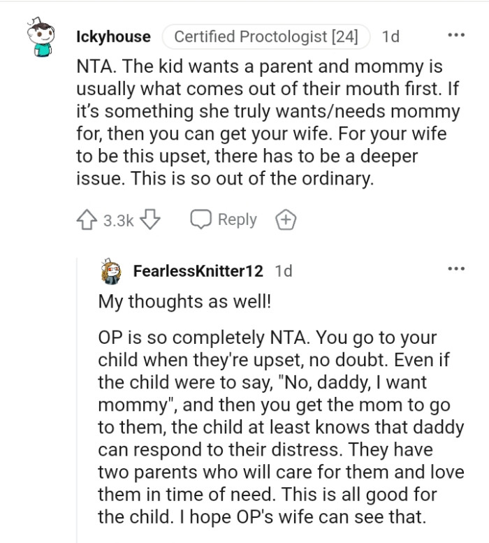 There had to be a deeper issue for the OP to be so upset