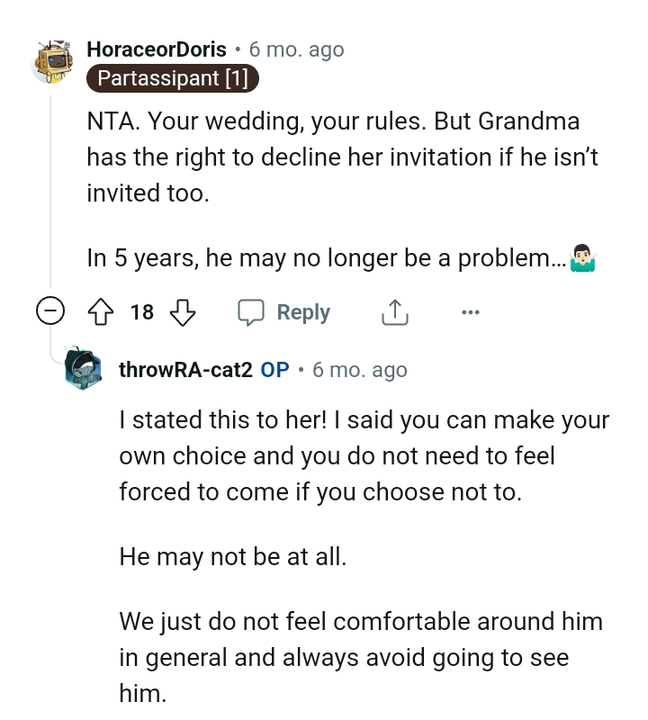 Grandma Had the Right to Decline Her Invitation