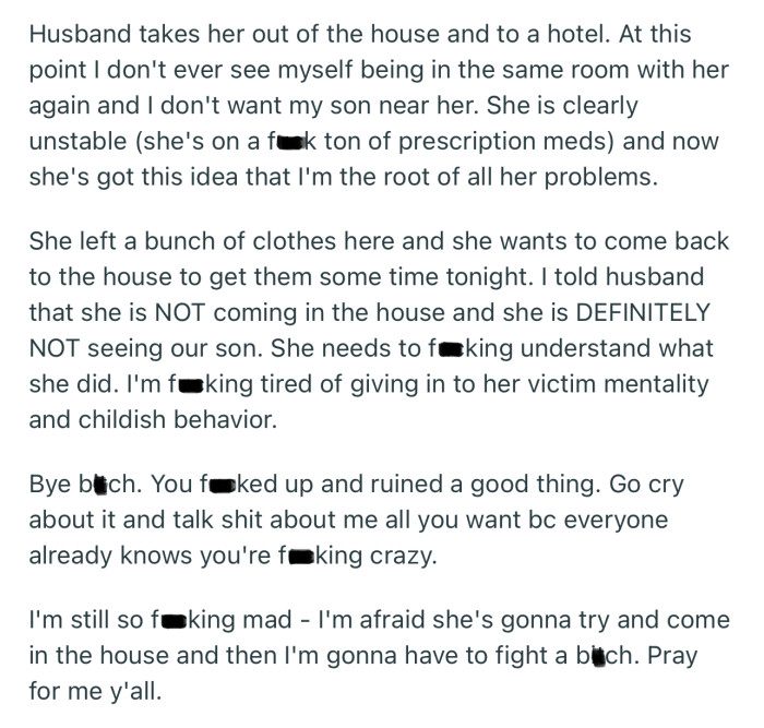 Apparently, MIL Left Some Clothes at the House and Wants to Come Over to Get Them; However, OP Is Adamant That She Is Never Stepping Foot in Their House Again