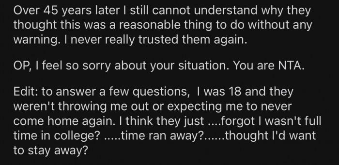 Such actions make you lose trust in people.