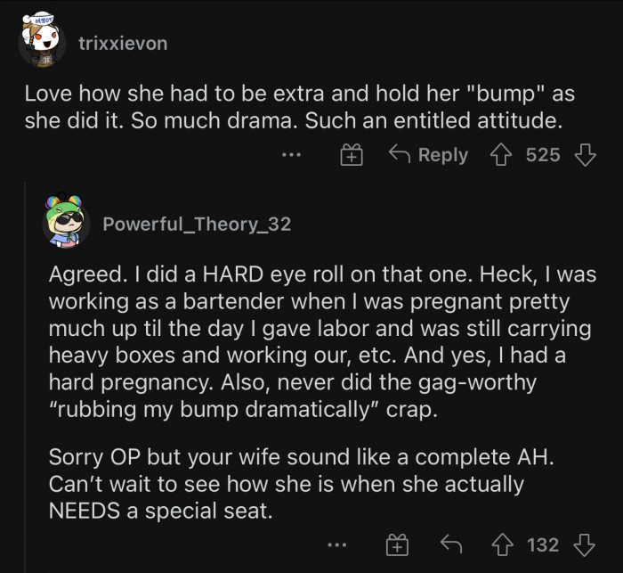 She had to make the scene more dramatic to make OP feel bad about it.