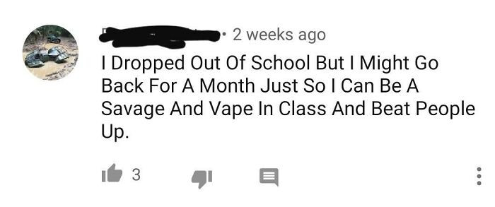 "School Dropouts Are Very Tough"