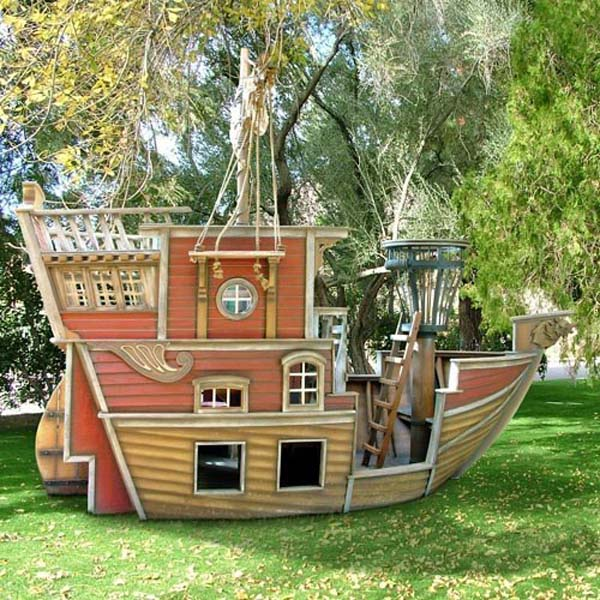 1. Set sail on the $52,000 miniature pirate ship called “Red Beard’s Revenge.” It might cost a small fortune, but it’s worth every penny.