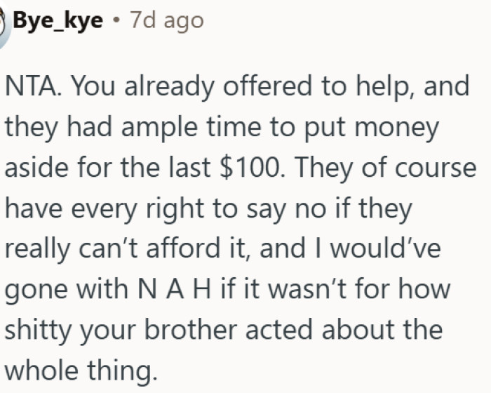Offering help should not mean covering everything