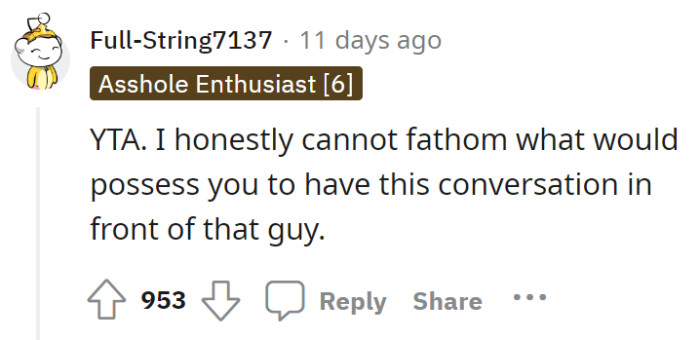 Unbelievable. OP is out here surpassing expectations.