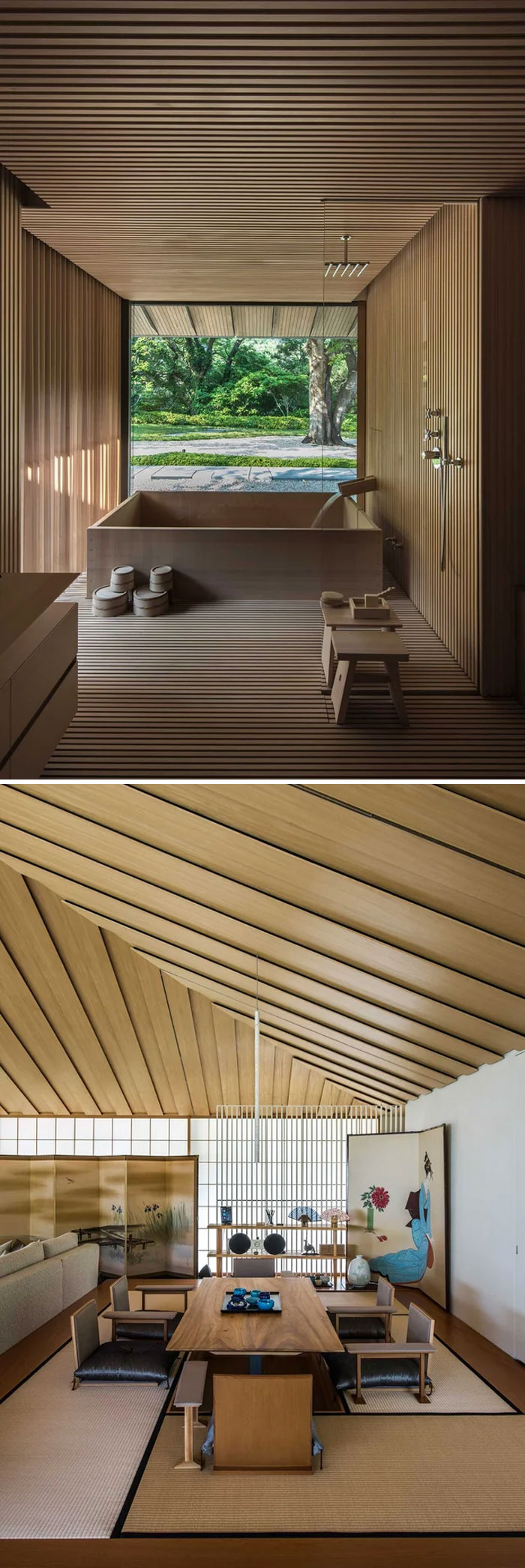 27. Kengo Kuma's Water Cherry Villa: A stunning retreat on Japan's coastline.