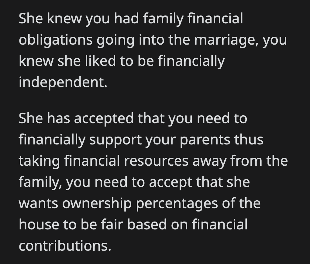 They said OP was the a-hole for making an issue over something that would only be significant if he and his wife divorced.