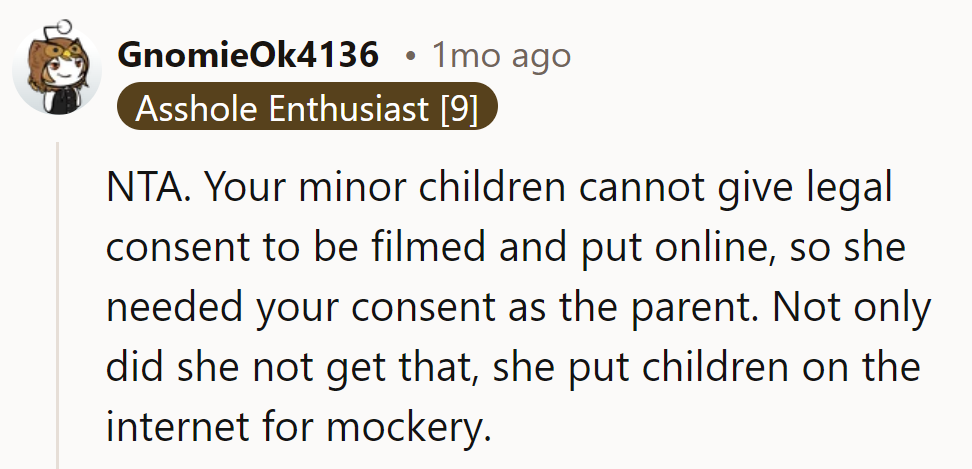 Not the director, just the guardian of family dignity. She overlooked the cardinal rule: 'No mockery permitted.'
