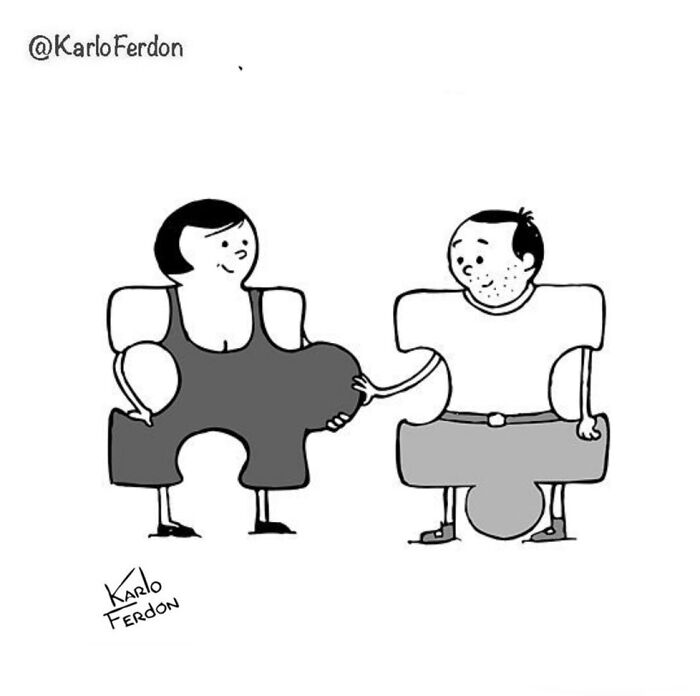 18. You fit like a perfect puzzle piece