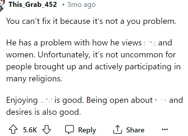 A Redditor explained to the OP that she can't fix it because it's not her problem to fix