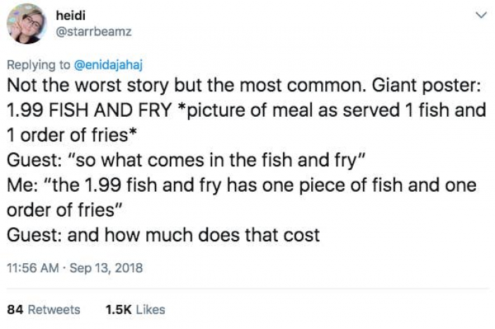 3. The poster was obviously unclear about the portion and the price...