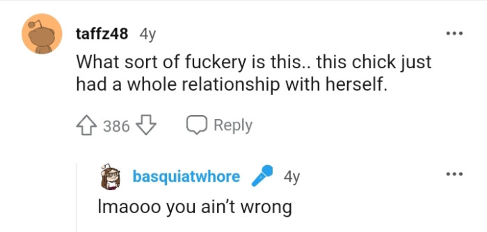 And the comments from other Redditors roll in...