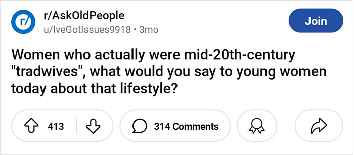 Let’s see what the mid-20th-century “tradwives” had to say