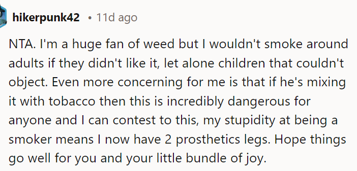11. It totally is normal for smokers to understand boundaries, but clearly this guy just doesn't understand boundaries at all.