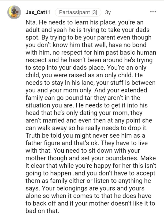 You might never see him as a father figure.