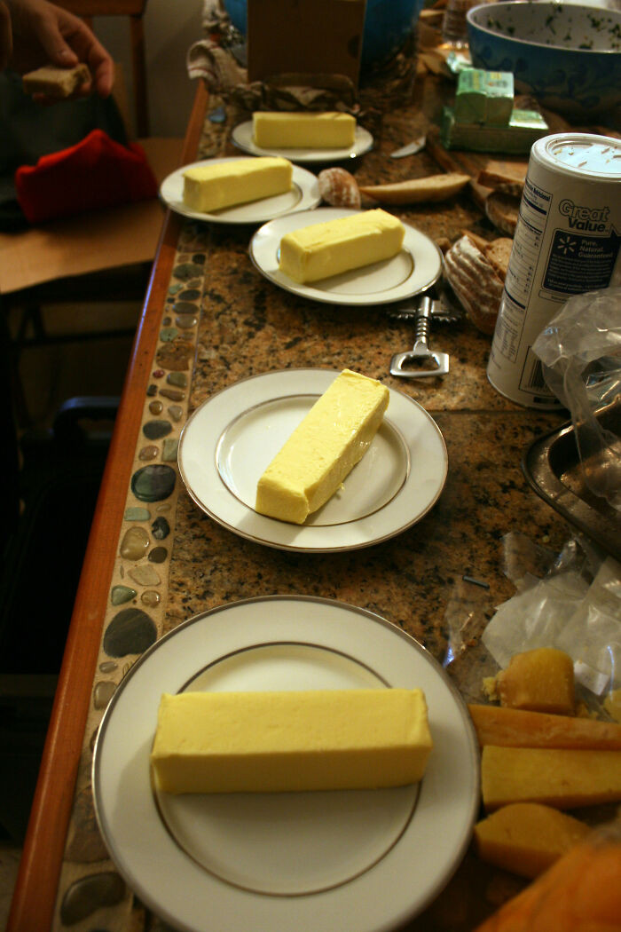 If only this roommate were careful with the butter.