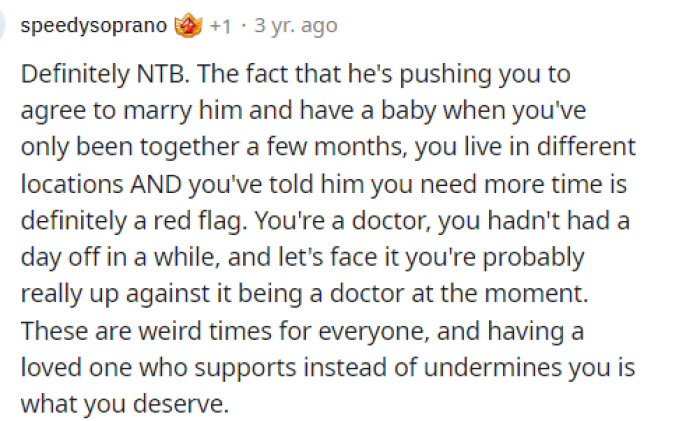This is a huge red flag that she needs to consider, and it's quite unfortunate that there are things like this going on that she's not recognizing as red flags.