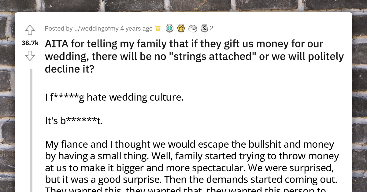 Soon-To-Be Wed Couple Threaten To Wed In Secret Over Demands From Family