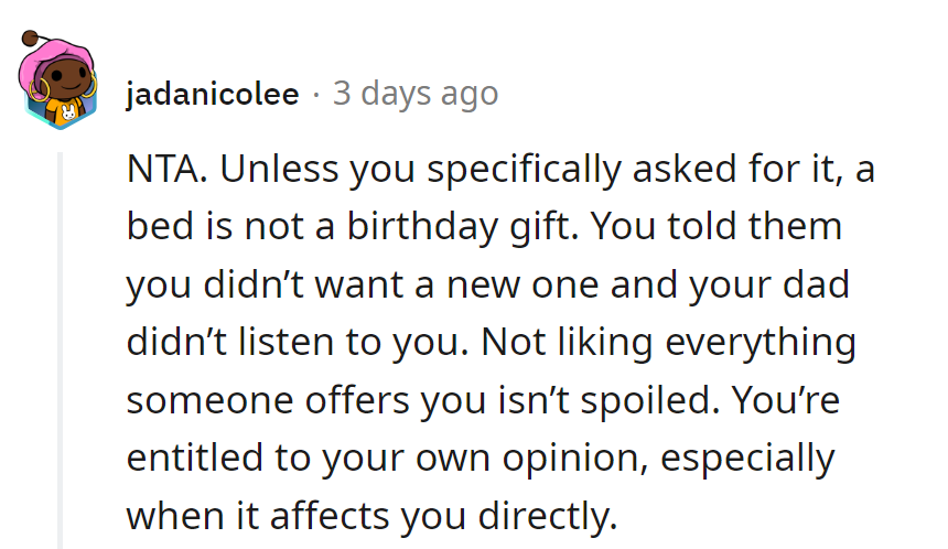 Birthdays need surprises, not snoozes. Opinions matter, even on the big day!