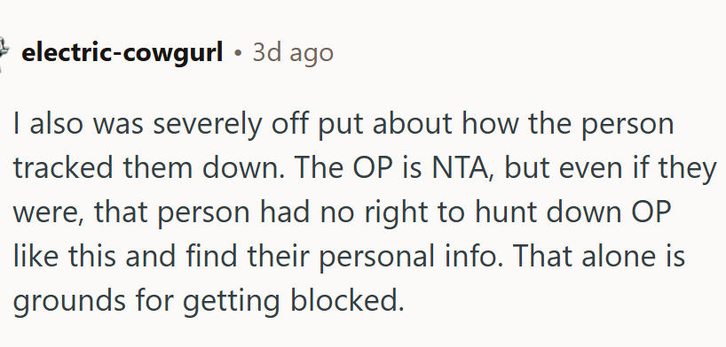 Grounds for getting blocked...