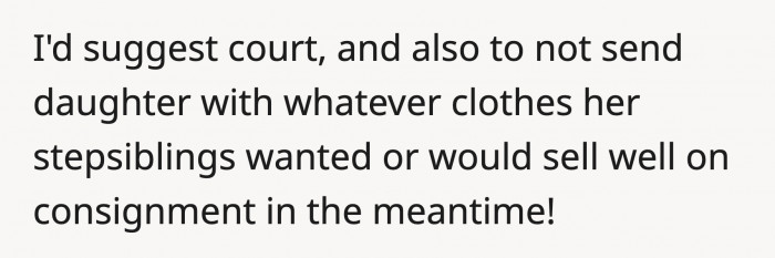 and that her ex-husband and his family is trying to undermine that