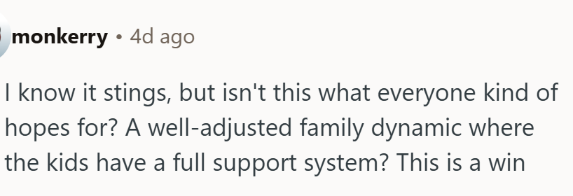 This kid has a full support system...