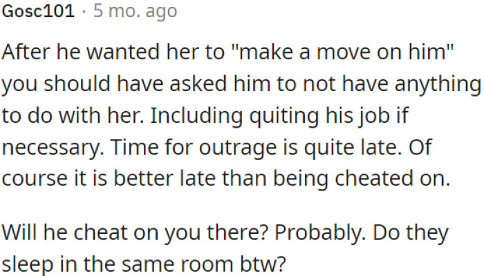 It's better to act now than to be cheated on.