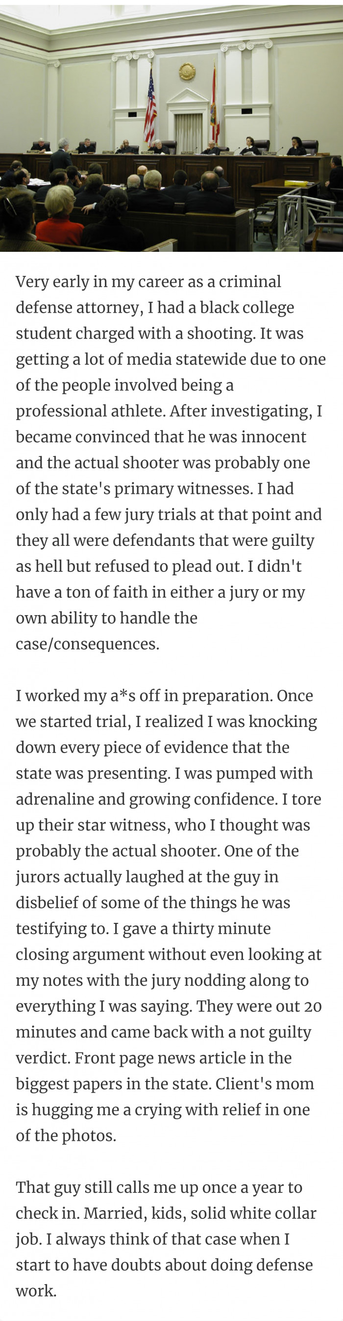 2. Being one of the suspected by being black.