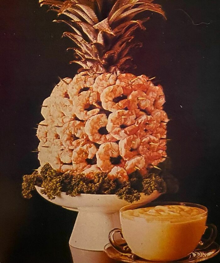 18. Shrimp Tree with Curry Sauce from
