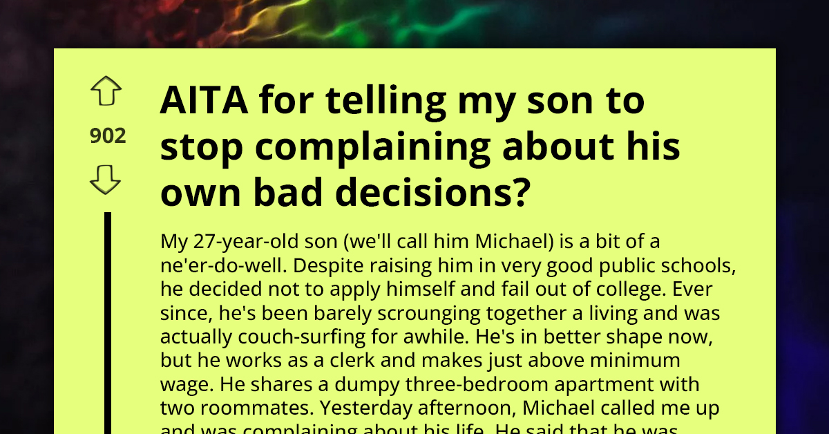 Father Accuses Son Of Ruining His Own Life Due To Party Lifestyle And Poor Decisions, Sparks Intergenerational Blame Game