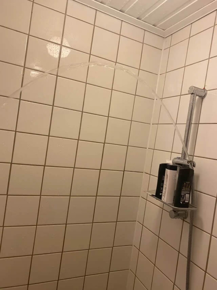 3. My shower head broke off while I was covered in shampoo, trying to prepare for my first-ever job interview.