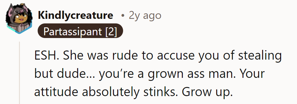 Accusations stink, but responding with a tantrum? Maybe it's time for some olives.